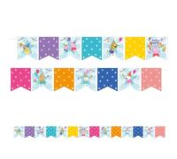 Amscan 9918345 - Decorazione per festa di compleanno di Peppa Pig per bambini, 2,47 m