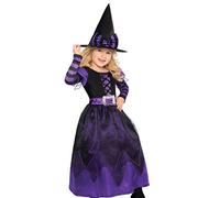 Amscan 999683 - Costume da strega bambino, Taglia: 104 (3 - 4 anni)