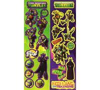 Amscan - Adesivi gioco Teenage Mutant Ninja Turtles (RM300053)