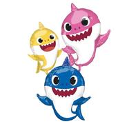 amscan AirWalker Baby Shark 4076475 - Palloncino in Pellicola P93, 91 cm x 167 cm