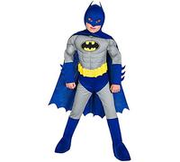 amscan- Batman Muscle Chest Costume, Colore Blu, Grigio, Age: 8-10 Years, 9908384