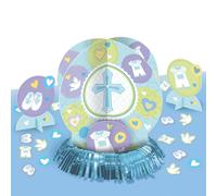 Amscan Battesimo Decorazione da Tavolo Set Misura Confezione 23 (SG30313)