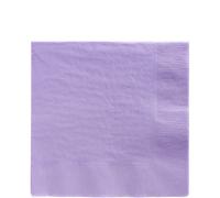Amscan Big Party Pack tovaglioli da pranzo 6,5"" x 6,5"" lavanda
