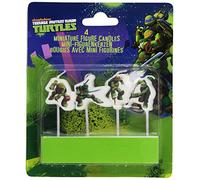 Amscan - Candeline Tartarughe Ninja, confezione da 4 pezzi