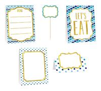 Amscan Chevron Decorazioni per Buffet Set Misura Confezione 12 (SG30513)