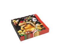 20 tovaglioli * Super Mario BROS * per compleanno bambini o feste a tema // Napkins Bowser Kappa compleanno bambini Buu-Huu