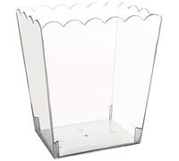 Amscan Contenitore plastica Rettangolare 14 x 11 x 15 cm Trasparente, Multicolore, 1 unità (Confezione da 1)