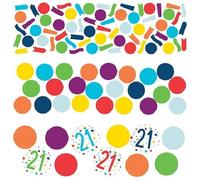 amscan Coriandoli 21 Confetti Birthday 34 grammi di carta