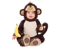 Amscan - Costume bambino scimmia impertinente, costume bambino, carnevale, festa in maschera, festa a tema