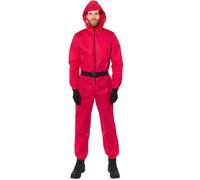 Amscan Costume Carnevale Squid Game Tuta Guardia taglia L