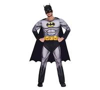 amscan Costume classico Batman Warner Bros (9906097), da uomo, taglia L