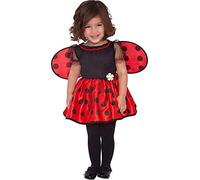amscan- Costume Classico da Coccinella-età, Rosso, 2-3 anni, 9908149