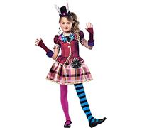Costume da Bambina Miss Hatter per età da 5 a 6 Anni