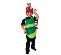 amscan Costume da Bambino con Disegno Bruco, 18-36 Mesi - 1 pz, Colore Verde, Mons, 9902971