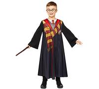 Amscan - Costume da bambino Harry Potter, Hogwarts, Grifondoro, mago, mago, carnevale, festa in maschera