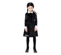 Amscan - Costume da bambino mercoledì, la Famiglia Addams, horror, Halloween, carnevale