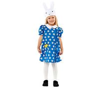 Amscan - Costume da bambino Miffy, vestito, coniglio, costume da animale, carnevale