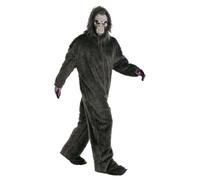 Amscan Costume da Bigfoot nero per adulti, taglia L/XL (1 pezzo), vestibilità comoda, ideale per feste di Halloween, eventi a tema e altro ancora