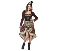 Amscan - Costume da Donna Noble Steampunk da Donna, Taglia 14-16, Multi, Confezione da 2