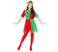 amscan Costume da elfo da donna di base