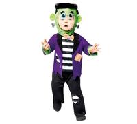 amscan - Costume da Frankie per bambini e neonati, per Halloween, età: 3 mesi - 8 anni