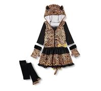 amscan - Costume da leopardo per ragazze e adolescenti, età: 6-16 anni
