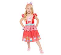 amscan Costume da Peppa Pig per bambine, età 4-6 anni, 9919043