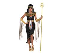 Adulti Donna Regina Cleopatra Egiziano Dea Vestito Sexy Bn Costume