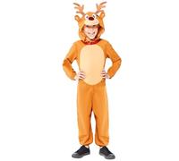 amscan Costume da renna (2-3 anni, unisex, Natale)
