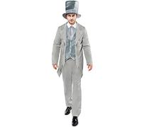 amscan - Costume da sposo di Halloween Zombie fantasma da uomo, taglia: M-XL