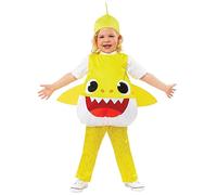 Costume Baby Shark giallo per 3-4 anni