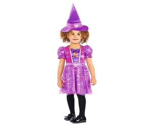 amscan Costume da strega per bambini, con vestito e cappello da strega, Paw Patrol Skye Witch, per Halloween, Carnevale e feste in maschera