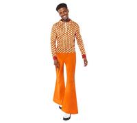 amscan Costume Da Uomo Anni '70 Costume per travestimento Uomo