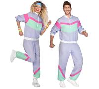 amscan - Costume da Uomo Anni '80, Taglia M, Colore: Viola (Confezione da 2)