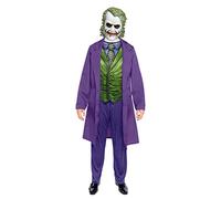 Amscan Costume da uomo ufficiale Warner Bros DC Comics, personaggio Joker, per adulti