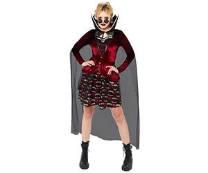 amscan - Costume da vampira di mezzanotte da donna, taglia 40-52