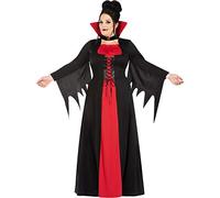 amscan Costume da vampiro classico per Halloween, da donna, Nero, 26-28