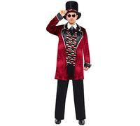 amscan Costume da vampiro di mezzanotte da uomo, stile gotico, per adulti, 9917909