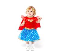 amscan Costume da Wonder Woman per bambine, con licenza ufficiale, 18-24 mesi, 9906726