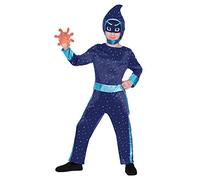 amscan - Costume per bambini PJ Masks Night Ninja, tuta, copricapo con maschera per gli occhi, accessori giocattolo, eroi