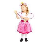 amscan Costume ufficiale da principessa delle fate di Peppa Pig, per bambine, rosa, 3-4 Anni
