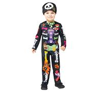 amscan Costume ufficiale Paw Patrol, scheletro per bambini, multicolore, 3-4 Anni