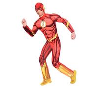 Amscan Costume ufficiale Warner Bros DC Comics, da uomo, con licenza ufficiale The Flash, 9906107, taglia L, colore: rosso