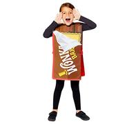 amscan - Costume unisex per bambini con licenza ufficiale Wonka Bar Tabard età: 3-12 anni