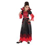 Amscan Costume Vampire Queen 4-6 Anni. Contiene: Vestito con Collare