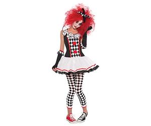 amscan Da Donna Harlequin Honey Donna Giullare Costume - L - 46-48