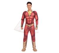 Amscan DC Comics 9906142 - Costume da uomo ufficiale DC Comics Shazam per adulti, taglia: M