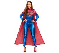 amscan DC Comics 9915766 - Costume da Supergirl ufficiale da donna, taglia 46-48