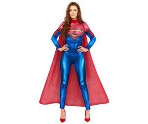 amscan DC Comics 9915766 - Costume da Supergirl ufficiale da donna, taglia 46-48