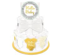 amscan Diaper Cake Decoration Kit Hello Baby 4 parti